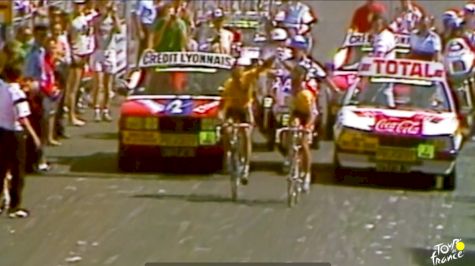 1986 Hinault Leads Lemond Up Alpe d'Huez