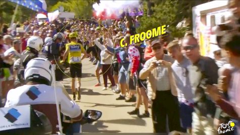 Chris Froome Running On Mont Ventoux