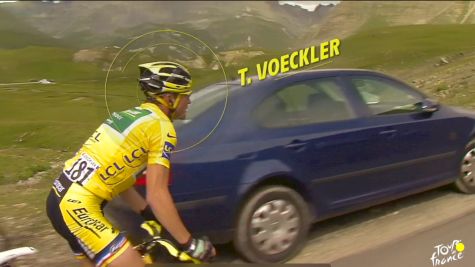 The French Celebrate On Alpe d'Huez in 2011