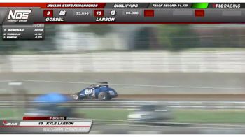 Kyle Larson Quick Time At Hoosier Hundred