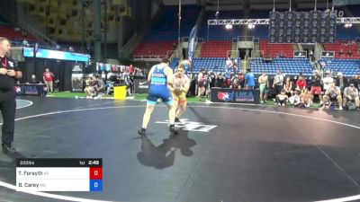 220 lbs Rnd Of 16 - Torin Forsyth, Kansas vs Brennan Carey, Missouri