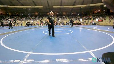 49 lbs Semifinal - Audrey Hembree, Wyandotte Youth Wrestling vs Laneigh Jo Cartwright, Midwest City Bombers