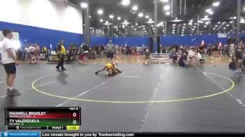 90 lbs Round 4 (6 Team) - Maxwell Bradley, Indiana Outlaws vs Ty Valenzuela, Olympia