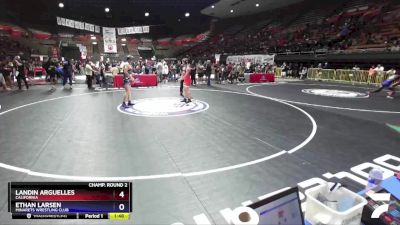 126 lbs Champ. Round 2 - Landin Arguelles, California vs Ethan Larsen, Minarets Wrestling Club