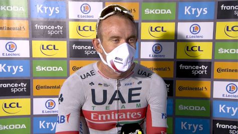 Post Race: Kristoff (UAE Emirates) Stage 1 Winner