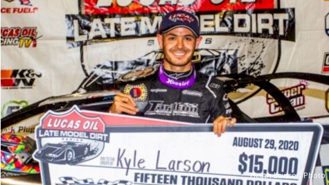 Kyle Larson Wins Lucas Oil Dirt Late Models Race At Port Royal