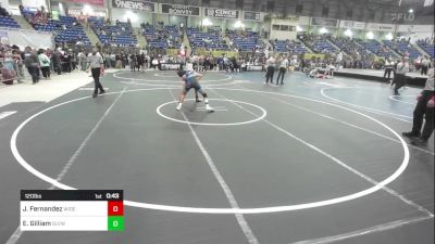 120 lbs 5th Place - Josiah Fernandez, Widefield Wrestling Club vs Ezra Gilliam, Slvwc