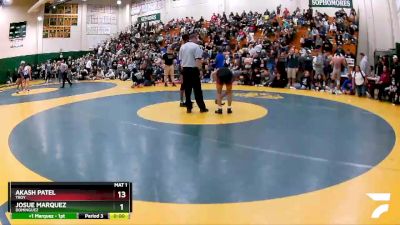 132 lbs Quarterfinal - Sam Altamirano, Tustin vs Logan Roehl, Yorba Linda