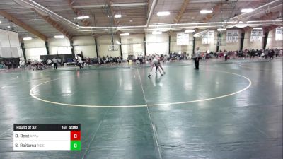 165 lbs Round Of 32 - Oren Bost, Appalachian State - UNATT vs Shane Reitsma, Rider - UNATT