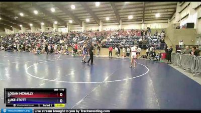 110 lbs Semifinal - Logan McNally, UT vs Luke Stott, UT