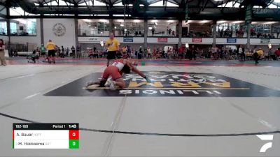 162-169 lbs Semifinal - Maguire Hoeksema, Greg Gomez Trained vs Anthony Bauer, Oregon