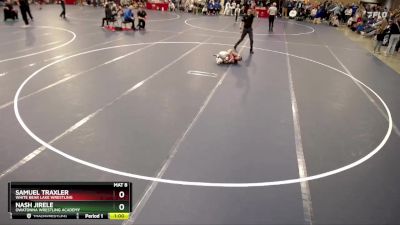 56 lbs Quarterfinal - Nash Jirele, Owatonna Wrestling Academy vs Samuel Traxler, White Bear Lake Wrestling