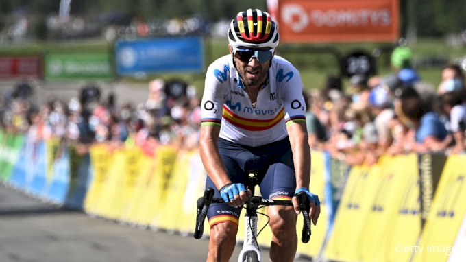 picture of Alejandro Valverde Vuelta a Espana 2020