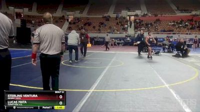 D1-190 lbs Quarterfinal - Lucas Mata, Sunnyside H.S. vs Sterling Ventura, Desert Vista