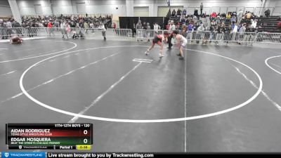 120 lbs Cons. Round 4 - Aidan Rodriguez, Texas Style Wrestling Club vs Edgar Mosquera, Beat The Streets Chicago-Midway