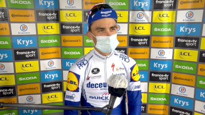 Post-Stage: Julian Alaphilippe Most Combative Stage 17 (FRENCH)