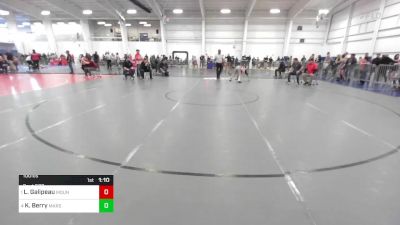 100 lbs Semifinal - Luke Galipeau, Mount Anthony VT vs Kylan Berry, Marshwood ME