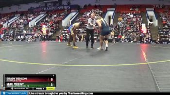 190 lbs Quarterfinals (8 Team) - Malachi Pribyl, Monroe Jefferson HS vs Easton Phipps, Goodrich HS