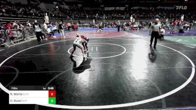 75 lbs Round Of 16 - Redmond Warta, Olympic vs Dominic Bucci, Buxton