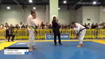 AARON COLTER TIEGS vs FELLIPE ANDREW LEANDRO SILVA 2022 American National IBJJF Jiu-Jitsu Championship