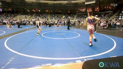 88 lbs Quarterfinal - Daisy Byers, Little Axe Takedown Club vs Maggie Martinez, Team Tulsa Wrestling Club