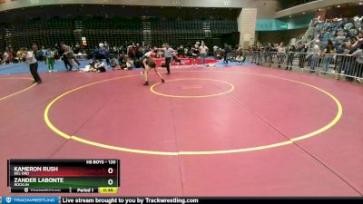 120 lbs Cons. Round 4 - Zander LaBonte, Rocklin vs Kameron Rush, Del Oro