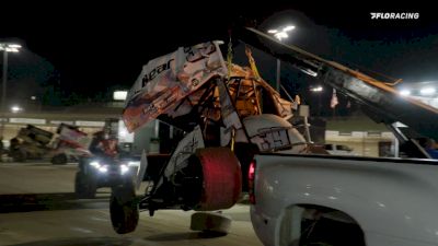 Sammy Swindell's Night Ends With Crash In Fifth Heat