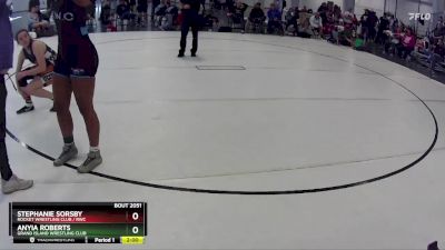 158 lbs Round 3 - Stephanie Sorsby, Rocket Wrestling Club / RWC vs Anyia Roberts, Grand Island Wrestling Club