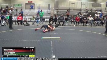 85 lbs Finals (2 Team) - Harry Scott, Contenders WA Blue vs Noah Goelz, Indiana Outlaws