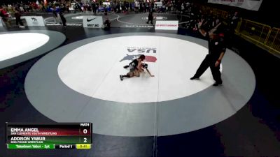 59-64 lbs Semifinal - Emma Angel, San Clemente Youth Wrestling vs Addison Yabur, Dog Pound Wrestling