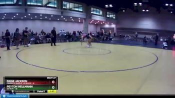 126 lbs Placement (16 Team) - Paige Jackson, Charlie`s Angels- GA Black vs Peyton Hellmann, SD Heat