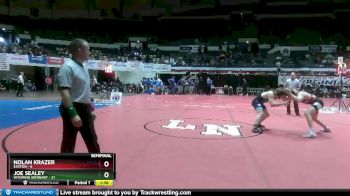 157 lbs Semis & 1st Wrestleback (8 Team) - Joe Sealey, Wyoming Seminary vs Nolan Krazer, Easton