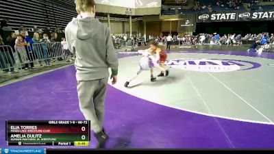 66-72 lbs 5th Place Match - Elia Torres, Moses Lake Wrestling Club vs Amelia Dulitz, Sumner Panthers Jr. Wrestling