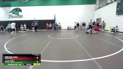 80 lbs Semifinal - Alex Hall, Greater Heights Wrestling vs Trevor Cole, Eierman Elite