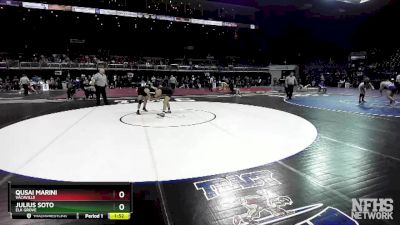 138 lbs Quarterfinal - Qusai Marini, Vacaville vs Julius Soto, Elk Grove