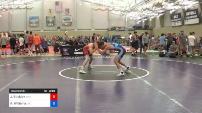 65 kg Round Of 64 - Justin Stickley, IOWA vs Aric Williams, Jackrabbit Wrestling Club