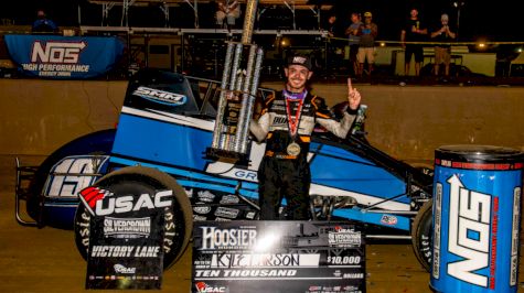 Larson Takes Shot at 3rd Dirt Mile Win at Springfield