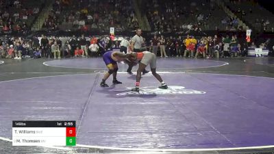 149 lbs Quarterfinal - Tyshawn Williams, SIUE vs Max Thomsen, Northern Iowa