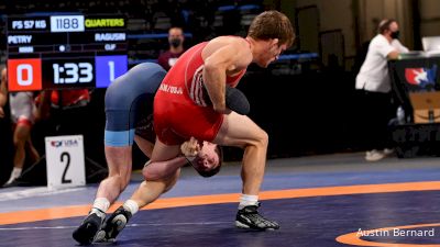 57 kg Quarterfinal - Skyler Petry, Minnesota Storm vs Dylan Ragusin, Cliff Keen Wrestling Club-RTC