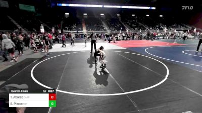 46 lbs Quarterfinal - Trace Abarca, Casper WC vs Skipper Pierce, Top Of The Rock WC