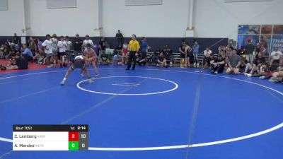 85 lbs Semifinal - Cole Lemberg, Ares W.C. (MI) vs Archie Mendez, Metro All-Stars