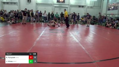 90 lbs Round 1 - Riley Pylypiak, Rogue W.C. (OH) vs Jett Hines, West Virginia Wild