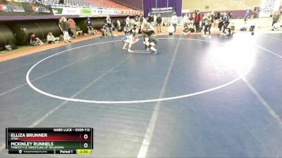 G109-113 lbs Round 1 - McKinley Runnels, Threestyle Wrestling Of Oklahoma vs Elliza Brunner, Utah