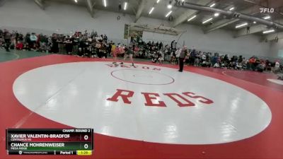 285 lbs Champ. Round 2 - Xavier Valentin-Bradford, Centaurus Hs vs Chance Mohrenweiser, Mesa Ridge