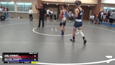 120 lbs Cons. Round 4 - Michael Padgett, Viking Wrestling Club vs Joel Stewart, Virginia Slaughterhouse