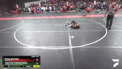 80 lbs Cons. Round 2 - Micah Bremer, Marshfield vs Trenton VanSchyndel, Kaukauna Grappling Ghosts