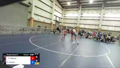 152 lbs Champ. Round 2 - Pablo Macias, AZ vs Gunner Cortez, NV