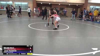 170 lbs Cons. Semi - Bojan Sulc, NOVA Wrestling Club vs John Pearson, Legacy Dragons