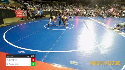 125 lbs Round Of 64 - Michael Davis, Victory WC vs Kozad Porter, Nebraska Elite