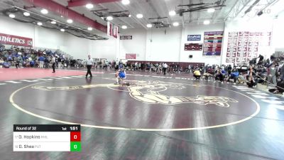 132 lbs Round Of 32 - Olivia Hopkins, Rocky Hill vs Damien Shea, Putnam